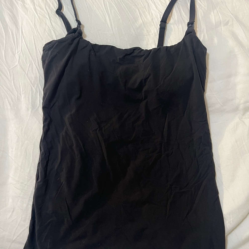 SKIMS Nursing Compression Tank – Black – Small